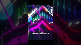 Top 5 Hardest Levels In Geometry Dash!  #geometrydash #extremedemon #gd #tidalwave #gaming #shorts