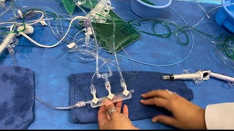 Cath Lab Manifold Setup