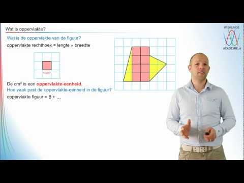 Video: Hoe vind je de oppervlakte van een figuur in vierkante eenheden?