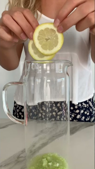 😋RECETA de bebida SALUDABLE: agua con sabor👌🏻