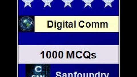 EC8501 Coherent Detection in Digital communication MCQ Questions with Answer - Part 6