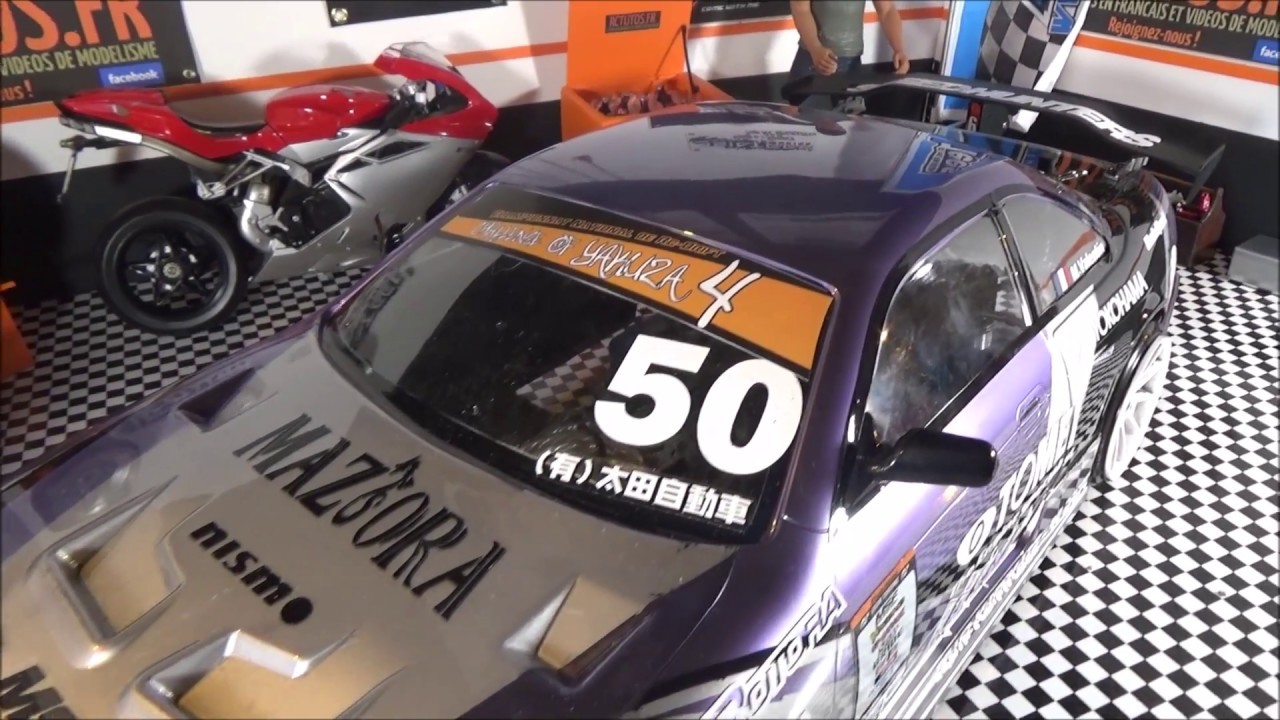 RCTutos Garage Nissan S14 TOMEI & FXX VIP MST Valentin Kamikaze - RC DRIFT - RCTutos 