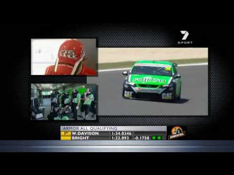 Jason Bright - Pole Sitter for Race 21 V8 Supercar...