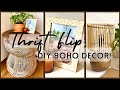 DIY Boho Room Decor Thrift Flip! Modern Farmhouse Trash to Treasure Look for Less Boho HomeDecor DIY