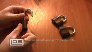 Komplet kłódek na jeden klucz