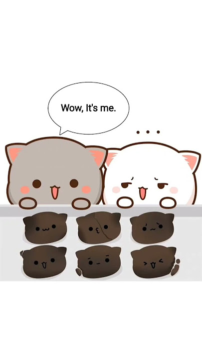 Peach cat made some Goma cookies 🍪 #peachcat #peachgoma  #mochipeachcat #bujuexiaoxiao