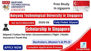 NTU Singapore Application Process | How to Apply for Master & PhD (Complete Form Filling Tutorial)