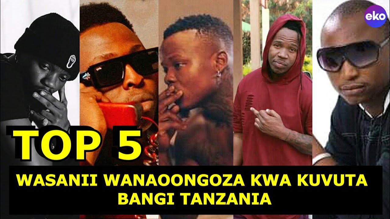 WASANII 5 WANAOONGOZA KWA KUVUTA BANGI TANZANIA by Eko TV Harmonize
