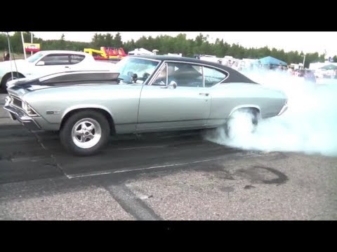 Big Block 4 Speed Chevelle Drag Racing Video