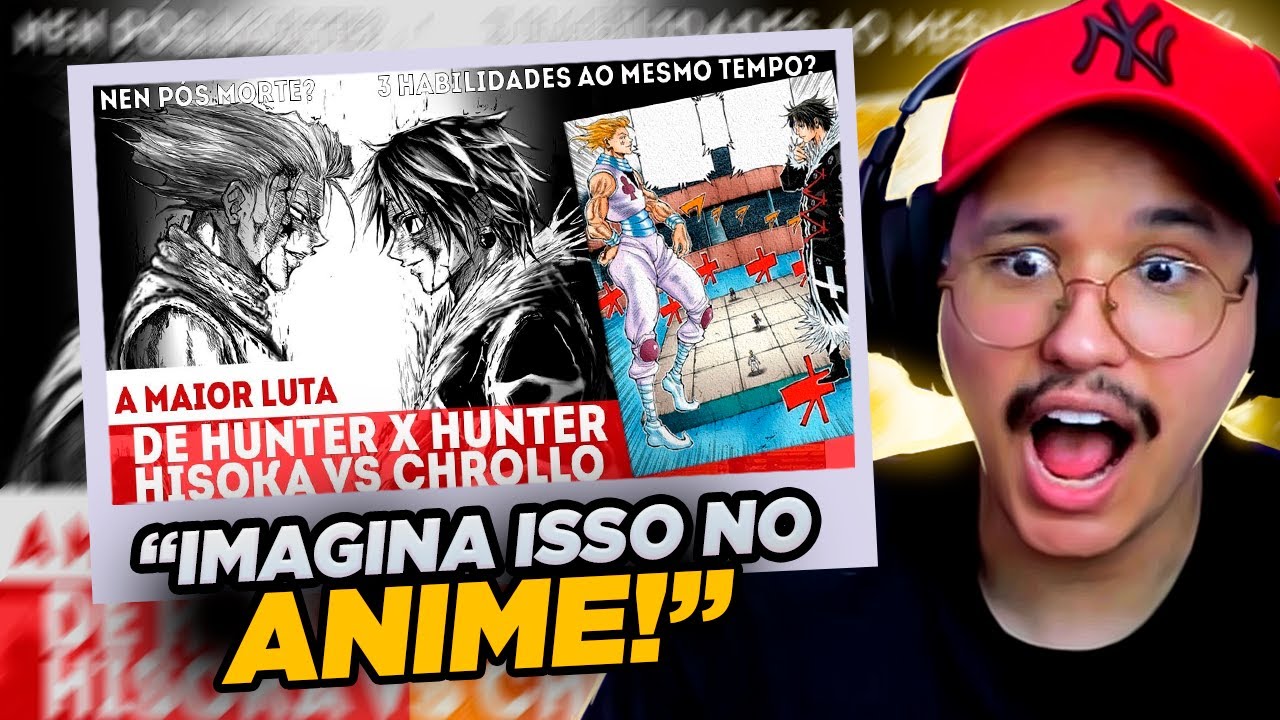 MELHOR LUTA?! REACT HISOKA VS CHROLLO | MangaQ
