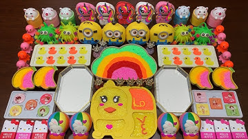 Rainbow Slime! Mixing Random Things Into Glossy Slime - Satisfying Slime Video - Best Slime ! #417