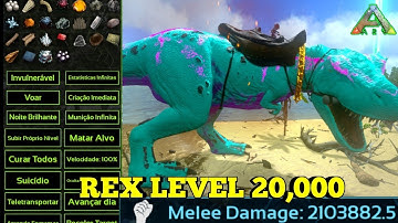 Ark mobile ||TAMING REX LEVEL 20.000