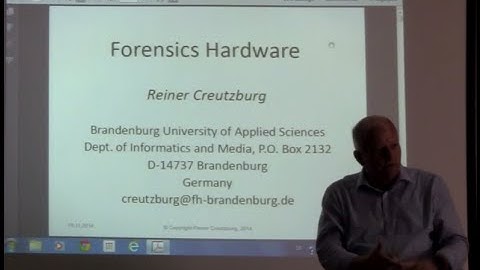 Computer & Multimedia Forensics