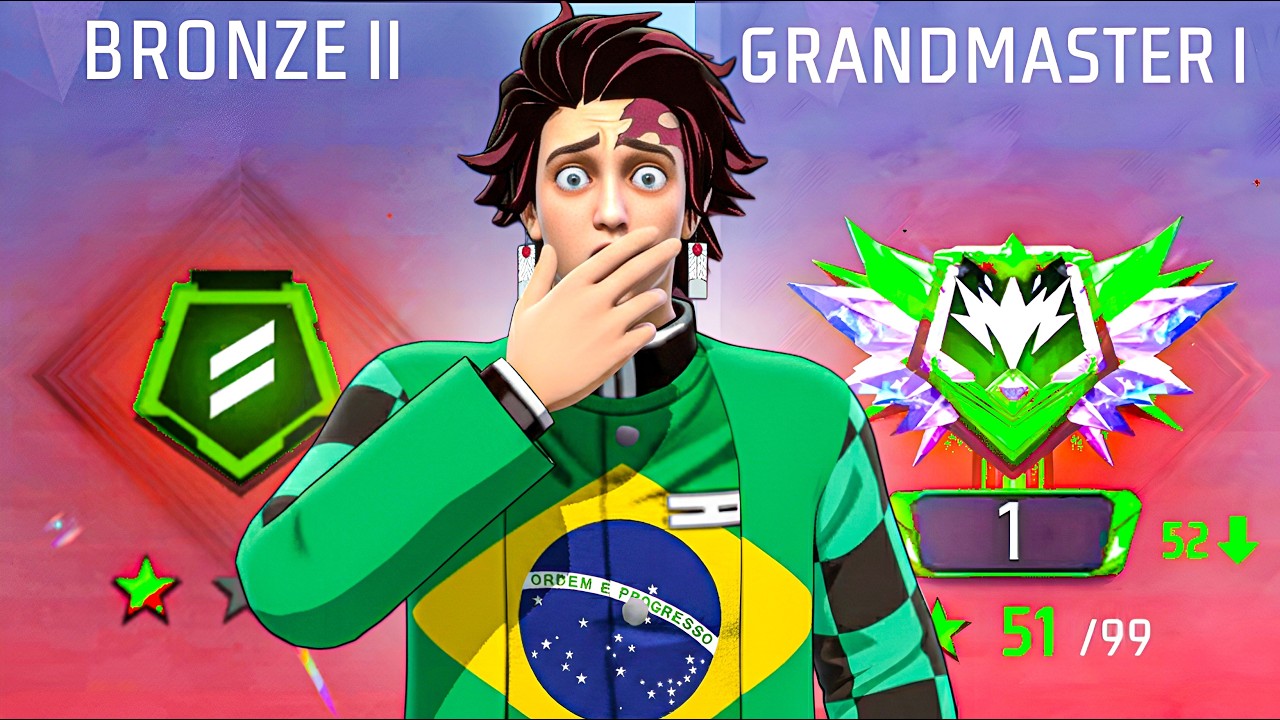 Grandmaster TOP 1 in *BRAZIL SERVER* in just 24 Hours 🤯 its possible 🤔?