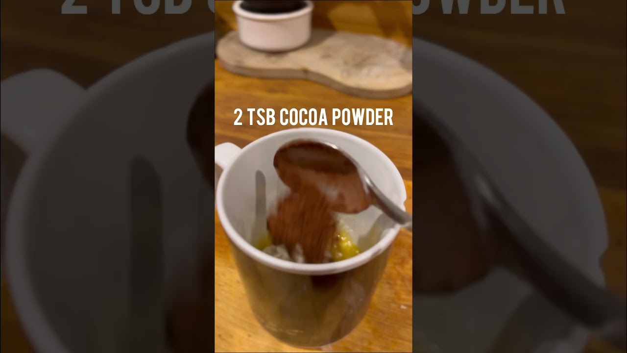 How to make Chocolate Fudge Mug Cake | EASY Step-by-Step Recipe #cooking #food #howtocook #cake