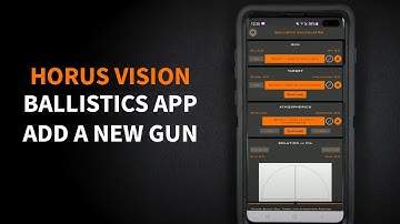Horus Ballistics App: Add A New Gun