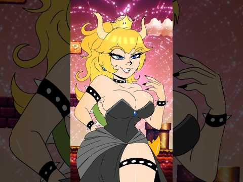 BOWSETTE Flirts With Bowser #bowsette #bowser