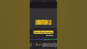 Stretch Slide Text Animation in LumaFusion 5 - Enhanced Keyframing Ease in Out