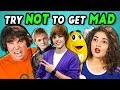 COLLEGE KIDS REACT TO TRY NOT TO GET MAD CHALLENGE #2