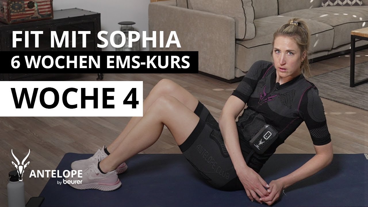 20 Min  Full Body EMS Tennis-Training I ANTELOPE x Sophia Bergner  I Woche 4 I 6 Wochen EMS-Kurs