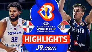 Dominican Republic 🇩🇴 vs Serbia 🇷🇸 | J9 Highlights