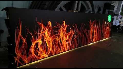 Fire glowing Animation done by Signage Animator custom size