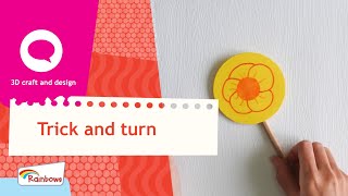 Trick and turn – 3D craft and design | #AdventuresAtHome | #Rainbows | #Girlguiding