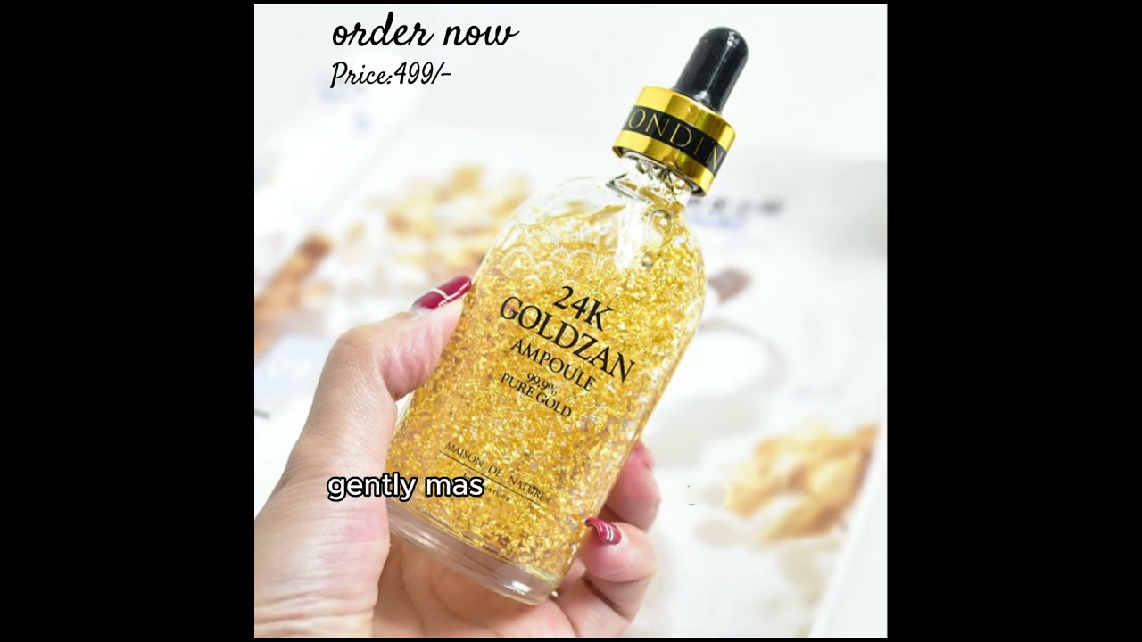 24k Goldzan Ampoule 99.9% Pure Gold Serum