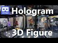 3D VR Dragonball, Onepiece, Slamdunk, and Lineage Hologram Figure