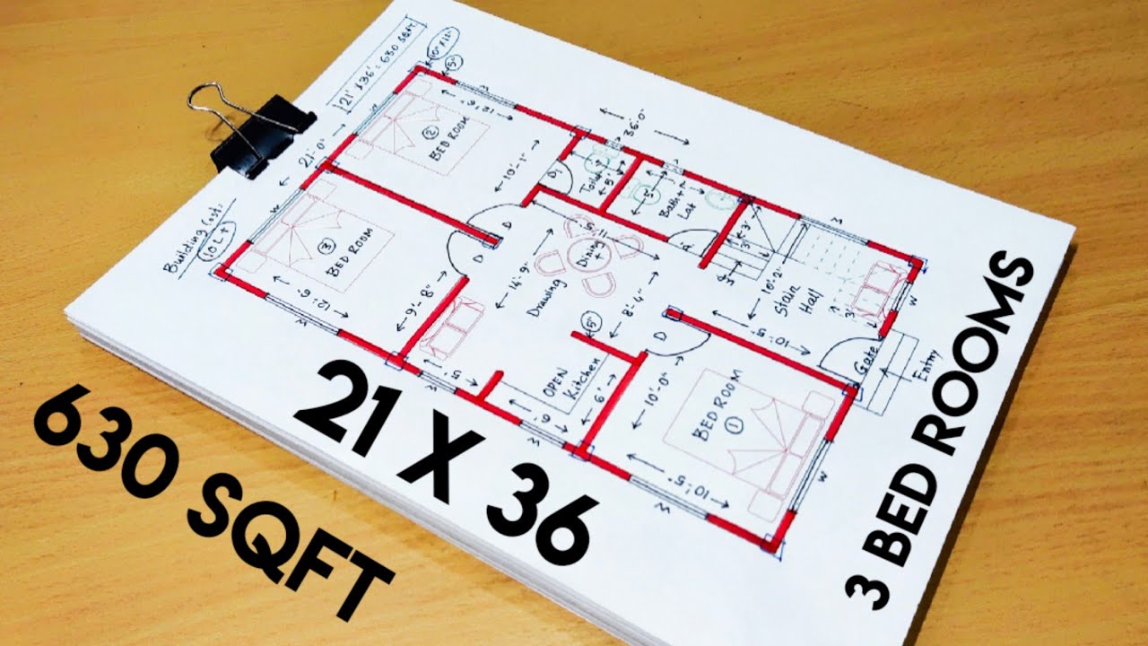 21 X 36 House Plan Design II 630 Sqft Ghar Ka Naksha II 21 X 36 Ghar Ka Design YouTube 21 X 36 House Plan Design II 630 Sqft Ghar Ka Naksha II 21 X 36 Ghar Ka Design YouTube