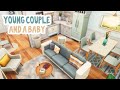 Young Couple And Baby  💗 || The Sims 4 Apartment Renovation: Speed build