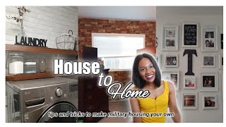 HOW TO MAKE MILITARY HOUSING A HOME rental friendly tips and tricks to decorate your home