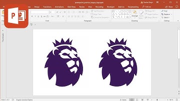 How to create Premier League logo in Microsoft PowerPoint (Tutorial)