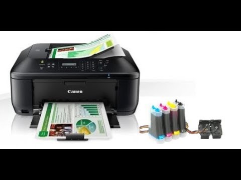 Sistema Continuo de Tinta para CANON MX535 MX525 MX520 MX475 MX455  -  YouTube