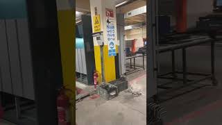 robot front high speed roll up doors industrial application