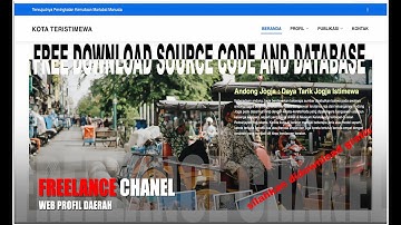 Web Profile Daerah, Free Download Source PHP