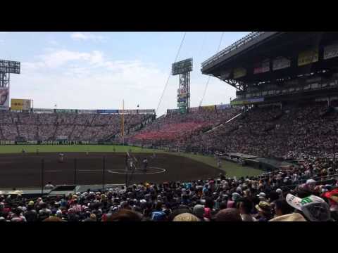 甲子園2014決勝（大阪桐蔭ｖｓ三重）一塁側アルプス、三重高校のチャンテ