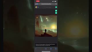 AI ART - iPhone Stable Diffusion DreamStudio Beta TEST A dream of a distant galaxy, Mobile Device