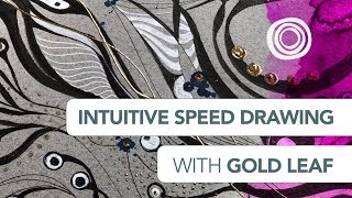 Intuitive Drawing with Gold Leaf