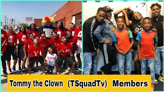 TSquadTv (Tommy the Clown) Members Real Name and Ages 2023 || Lifestyle Collection