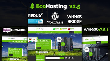 EcoHosting | Responsive Hosting and WHMCS WordPress Theme | Themeforest Website Templates and Themes