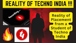 Reality of Techno India PLACEMENT🔥(with CALL RECORDING PROOF)😱 #techno_india #placement screenshot 1