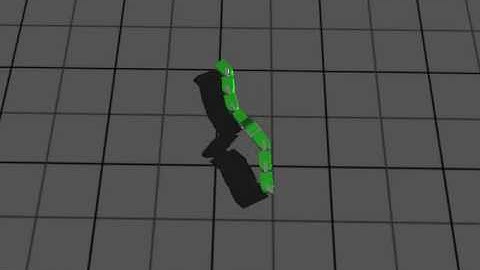 Homogeneous Controllers (Before Evolution)  for HypeNEAT Modular Snake-like Robot