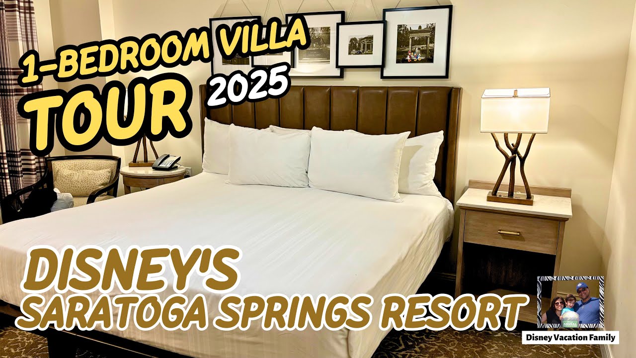 Inside Disney’s Saratoga Springs 1-Bedroom Villa | FULL Room Tour at Walt Disney World