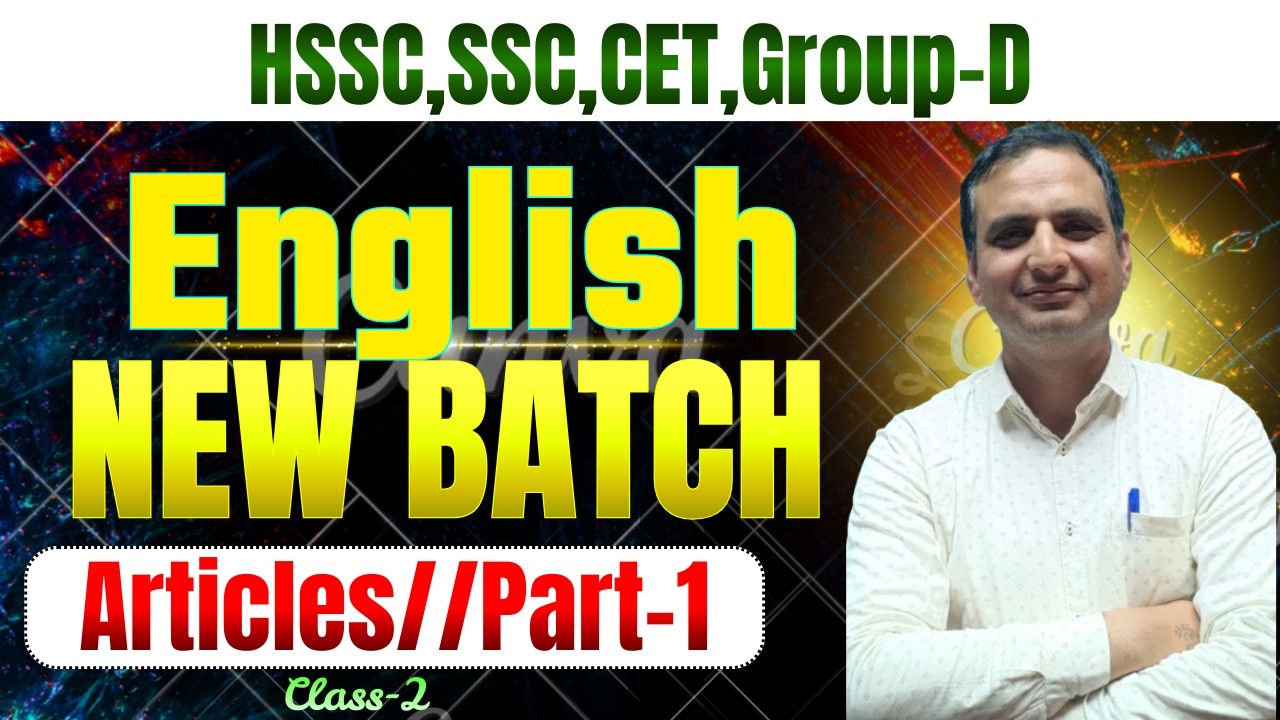 English Articles Part i Class-2 on SGM Gurukul App Download now Link Given in Description