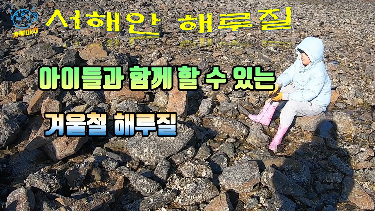 겨울철 아이들과 안전하게 즐길수 있는 해루질 포인트