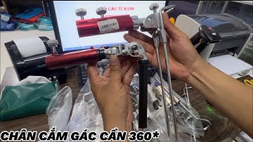 Chân cắm đất 360 có bàn đạp và chân cắm gác cần đa năng 360 giá rẻ chỉ từ 90k