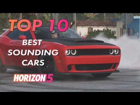 Top 10 Best Sounding Cars In Forza Horizon 5 Youtube