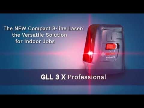 Видео обзор: Нивелир лазерный BOSCH GLL 3-X