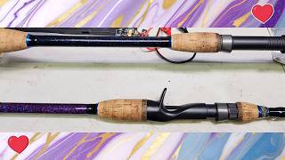 Customizing Fishing rods with your loved ones ashes 💗 - YouTube
